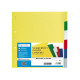 Separatore Record S - 6 tasti - PP - 15 x 21 cm - A5 - multicolore - Sei Rota