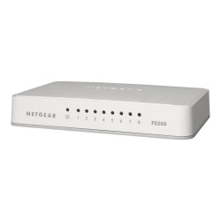 NETGEAR FS208 - Switch - unmanaged - 8 x 10/100 - desktop