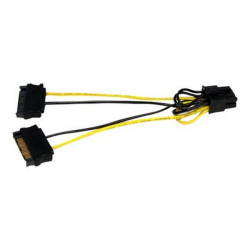 StarTech.com Adattatore cavo di alimentazione SATA a scheda video PCI Express 8 pin da 15 cm - Cavo di alimentazione - alimenta