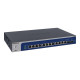NETGEAR Plus XS512EM - Switch - intelligente - 10 x 100/1000/2.5G/5G/10GBase-T + 2 x SFP+ 10 Gigabit combo - desktop, montabile