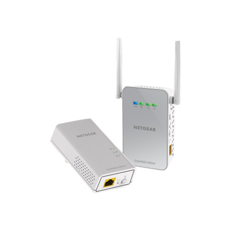 NETGEAR Powerline PLW1000 - Kit adattatore powerline - GigE, HomePlug AV (HPAV) 2.0, IEEE 1901 - Wi-Fi 5 - Dual Band - collegab