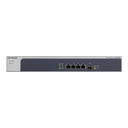 NETGEAR XS505M - Switch - unmanaged - 4 x 10 Gigabit Ethernet + 1 x 10 Gigabit SFP+ - desktop, montabile su rack