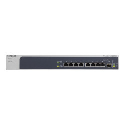 NETGEAR XS508M - Switch - unmanaged - 7 x 10 Gigabit Ethernet + 1 x 10 Gigabit Ethernet / 10 Gigabit Ethernet SFP+ - desktop, m