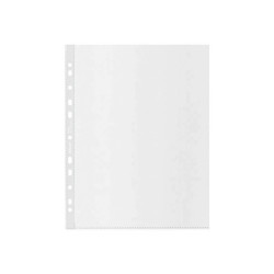 Esselte De Luxe - Busta trasparente - per A4, 220 x 300 mm - capacità 80 fogli (pacchetto di 100)