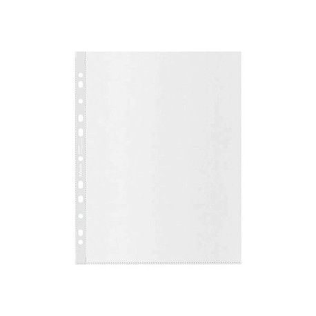 Esselte De Luxe - Busta trasparente - per A4, 220 x 300 mm - capacità 80 fogli (pacchetto di 50)