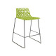 Sgabello Spider Fix  - Nero opaco/verde anice - Grandsoleil