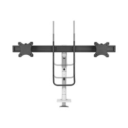 Neomounts DS75S-950WH2 - Kit montaggio (desk mounting arm) - video full-motion - per 2 display LCD - Alluminio - bianco - dimen
