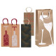 Shopper portabottiglie - fantasia colore - 37x12x9cm - Rex Sadoch