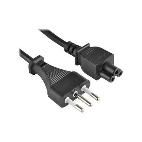 Nilox - Cavo di alimentazione - IEC 60320 C5 a CEI 23-16/VII (M) - 1.8 m - nero - Italia