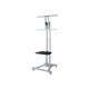 Neomounts PLASMA-M1800E - Carrello - per pannello piatto/dotazione AV - argento - dimensione schermo: 27"-70"