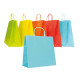 Shopper Twisted - maniglie cordino - 36 x 12 x 41 cm - carta biokraft - colori assortiti primavera/estate - Mainetti Bags - con