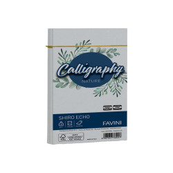 Busta Calligraphy Shiro Eco - 110 x 220 mm - 120 gr - cenere - Favini - conf. 25 pezzi