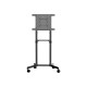 StarTech.com Carrello porta TV con ruote - Supporto TV portatile per schermi VESA da 37-70" (70 kg) - Supporto TV con ripiano e