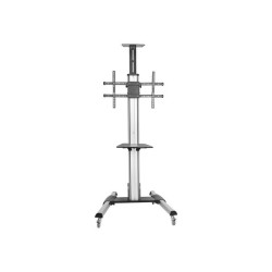 StarTech.com Carrello TV per Schermo da 32" a 70" - Regolazione Altezza One-Touch - Carrello Mobile per TV - VESA - Carrello - 