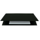 Sottomani doppio in similpelle - nero - 48 x 32 cm - City Time