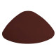 Sottopiatto sagomato Talk - 43 x 35 cm - bordeaux - Stilcasa