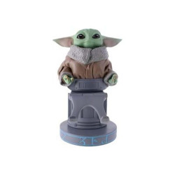 Exquisite Gaming Cable Guys Star Wars Grogu 'Seeing Stone Pose' - Supporto per controller di gioco, telecomando, telefono cellu