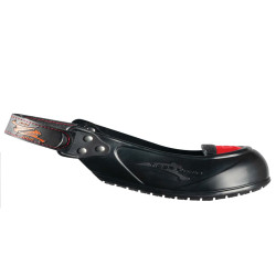 Sovrascarpe con puntale Visitor - taglia M (39-43) - nero/rosso - Safety Jogger