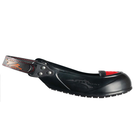 Sovrascarpe con puntale Visitor - taglia M (39-43) - nero/rosso - Safety Jogger