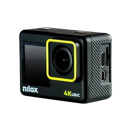 Nilox 4Kubic - Action camera - 4K - 4.0 MP - Wireless LAN - impermeabile fino a 30 m - nero