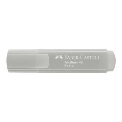 Faber-Castell TEXTLINER 46 Pastel - Evidenziatore - grigio seta - inchiostro base acqua - 1-2-5 mm