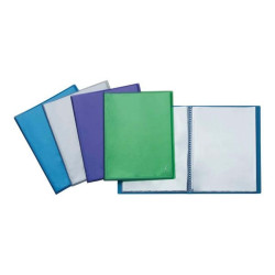 Favorit 2nd Life - Porta listini - 40 compartimenti - per 220 x 300 mm - cristallo trasparente