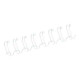 Fellowes - 12 mm - 297 mm - 34 anelli - A4 (210 x 297 mm) - 100 fogli - bianco - 100 pezzi filo per rilegatura - per Fellowes G
