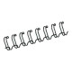 Fellowes - 12 mm - 297 mm - 34 anelli - A4 (210 x 297 mm) - 100 fogli - nero - 100 pezzi filo per rilegatura - per Fellowes Gal