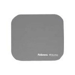 Fellowes Mouse Pad with Microban Protection - Tappetino per mouse - argento opaco