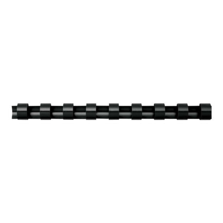 Fellowes Plastic Comb - 19 mm - 21 anelli - A4 (210 x 297 mm) - nero - 100 pezzi pettine per la rilegatura in plastica - per Fe