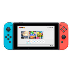 Nintendo Switch with Neon Blue and Neon Red Joy-Con - Game console - Full HD - nero, rosso neon, blu neon