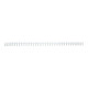 GBC ClickBind - 16 mm - 34 anelli - A4 (210 x 297 mm) - 145 fogli - bianco - 50 pezzi dorso per rilegatura con sistema Clic