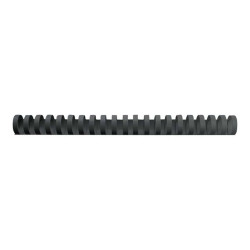 GBC CombBind - 12 mm - 21 anelli - A4 (210 x 297 mm) - 95 fogli - nero - 100 pezzi pettine per la rilegatura in plastica - per 