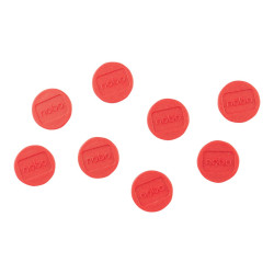 Nobo - Calamita - 2 cm di diametro - rosso (pacchetto di 8) - per P/N: 1900930, 1901043, 1902454, 1902455, Q18090MB, QB05442CD,