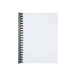 GBC CombBind - 28 mm - 21 anelli - A4 (210 x 297 mm) - 240 fogli - nero - pettine per la rilegatura in plastica