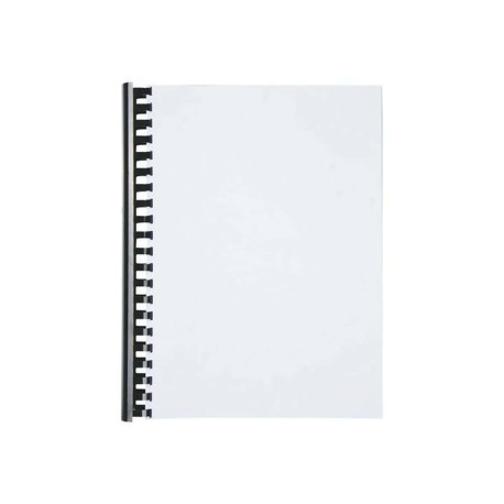 GBC CombBind - 28 mm - 21 anelli - A4 (210 x 297 mm) - 240 fogli - nero - pettine per la rilegatura in plastica