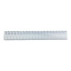 GBC CombBind - 38 mm - 21 anelli - A4 (210 x 297 mm) - 330 fogli - bianco - 50 pezzi pettine per la rilegatura in plastica - pe