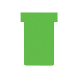 Nobo - Cartoncino a forma di T - 4.85 x 8.5 cm - dimensione 2 - verde (pacchetto di 100) - per P/N: 1900393, 1900398, 1900403