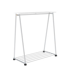 Stand appendiabiti con ruote Oslo - 175 x 115 x 62 cm - Alba