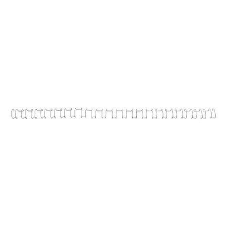 GBC MultiBind - 12 mm - 21 anelli - A4 (210 x 297 mm) - 130 fogli - argento - 100 pezzi filo per rilegatura - per P/N: IB271212