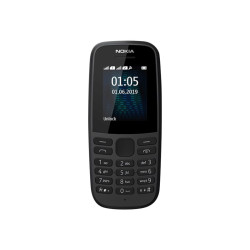 Nokia 105 - Telefono con funzionalità - dual SIM - RAM 4 MB / Internal Memory 4 MB - nero