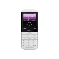 Nokia 5310 - Telefono con funzionalità - dual SIM - RAM 8 MB / Internal Memory 16 MB - microSD slot - rear camera 0.3 MP - bian