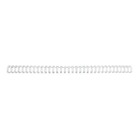 GBC WireBind - 5 mm - 34 anelli - A4 (210 x 297 mm) - 35 fogli - argento - 100 pezzi filo per rilegatura