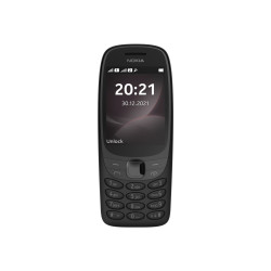 Nokia 6310 - Telefono con funzionalità - dual SIM - RAM 16 MB / Internal Memory 8 MB - microSD slot - rear camera 0.3 MP - nero