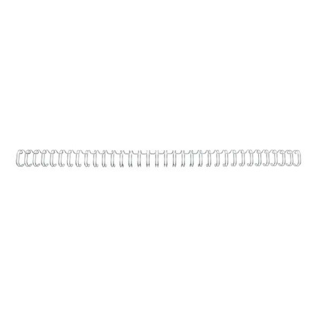 GBC WireBind - Metallo - 25.4 mm - 23 anelli - A4 (210 x 297 mm) - 220 fogli - argento - 200 pezzi filo di legatura