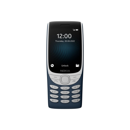 Nokia 8210 4G - 4G telefono con funzionalità - dual SIM - RAM 48 MB /Memoria Interna 128 MB - microSD slot - 320 x 240 pixel - 