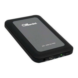 Hamlet HXD25U3MBK - Box esterno con OTB (OneTouchEasy-Button) - 2.5" - SATA 3Gb/s - USB 3.0