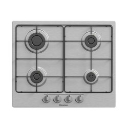 Hisense GM642XF - Piano cottura a gas - 4 piastre - Nicchia - larghezza: 56 cm - prof. 48 cm