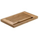 Tagliere antibriciole - 40 x 24 x 4 cm - bamboo - naturale - Leone