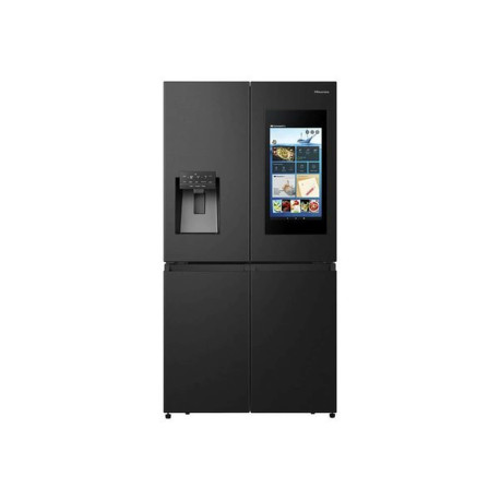 Hisense RQ760N4IFE - Frigorifero/congelatore - congelatore inferiore della porta francese con distributore acqua, erogatore ghi